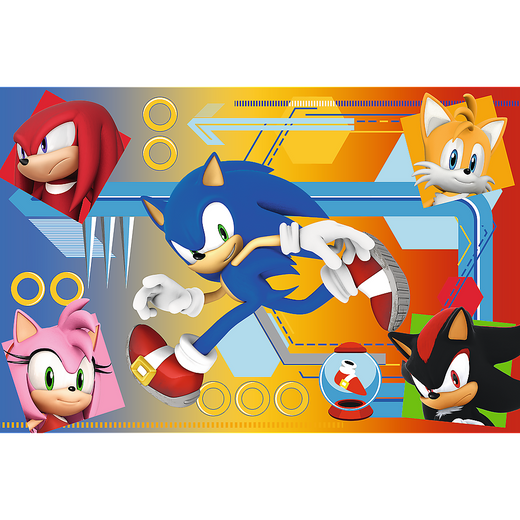 Sonic-Puzzle, 60-tlg. Sonic in Aktion 17387