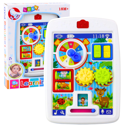 Interactive Educational Tablet For Toddlers Lights Sounds