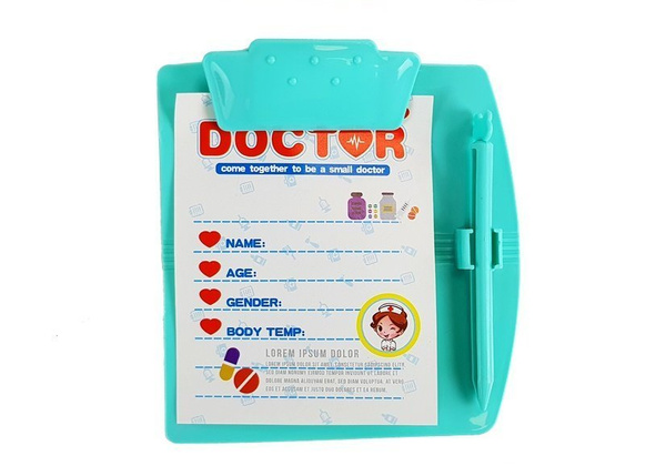 Kleines Zahnarzt-Set, Nilpferd-Zahnarztplan