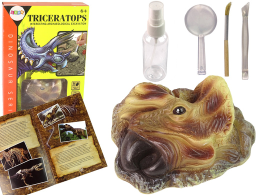Triceratops Dinosaur Excavation Educational Kit