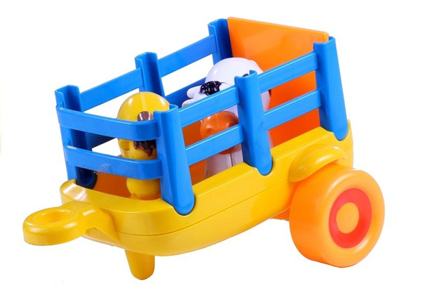 Traktor mit Anhänger Schlepper Spielzeug mit Soundeffekten