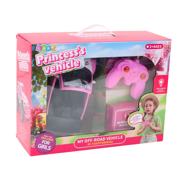 Remote Controlled Car RC Convertible For Dolls Pink
