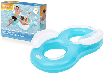 Inflatable Swimming Ring Double Water Seat Bestway 43009