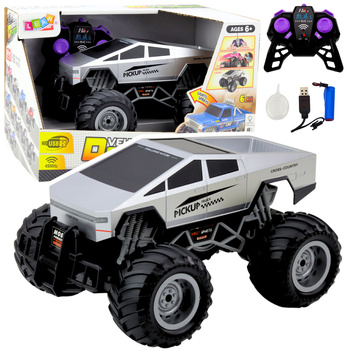 Off-Road RC Car Remote Controlled Silver 1:16