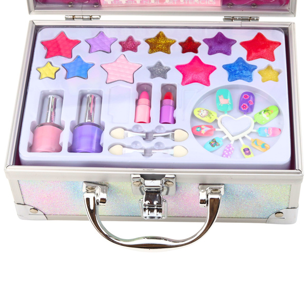 Mermaid Glitter Nail Makeup Cosmetics Beauty Set