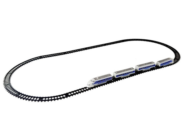 Kolejka Pociąg Pendolino Tory na Baterie z Dźwiękiem i Światłem