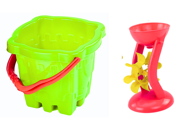 Sand Toy Set Bucket Castle Grinder 9 El