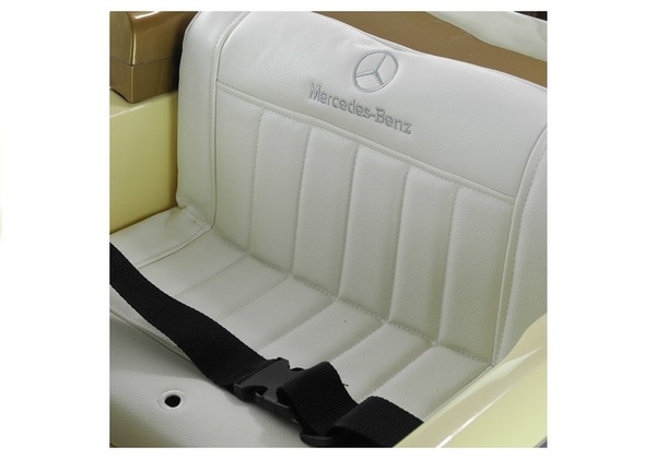 Kinderfahrzeug Mercedes-Benz 300S Schwarz lackiert Ledersitz EVA-Reifen Auto