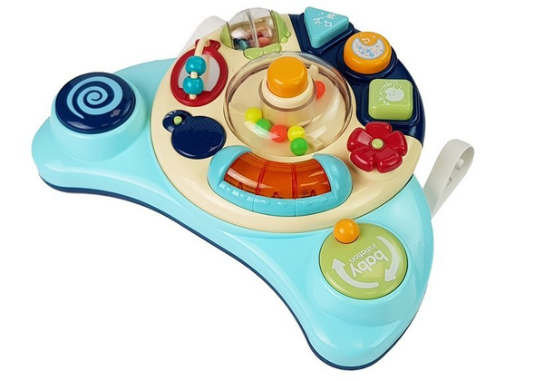 Interactive Baby Panel Toy Music Animal Blue