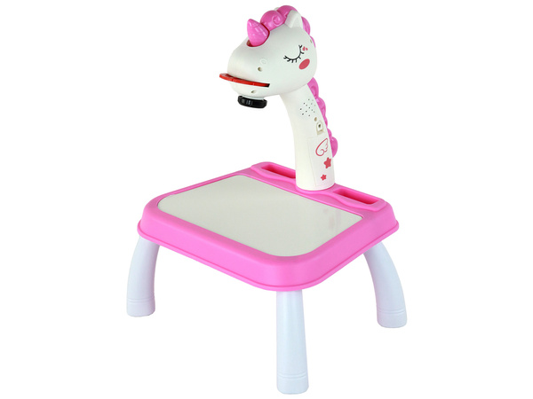 Unicorn Projector Painting Table Blackboard Pink