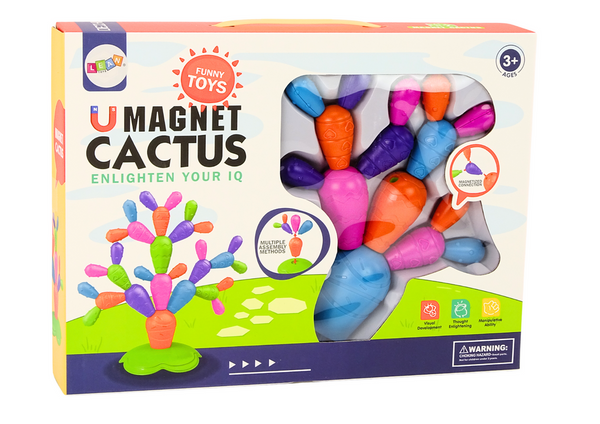 Magnetic Cactus Construction Blocks 16 Elements