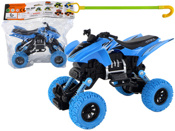 XC-Quad-Fahrzeug mit Friktionsantrieb Blau