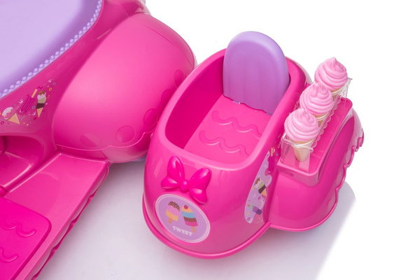 Scooter Eisdiele Dreirad JT5258 Rosa