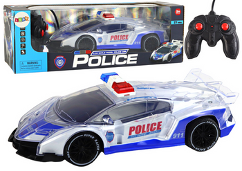Police Sports Car Remote Controlled RC Scale 1:16 Lights
