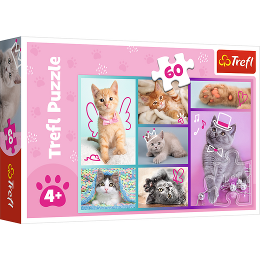Puzzle - "60" - Sweet Kittens / Trefl 17373