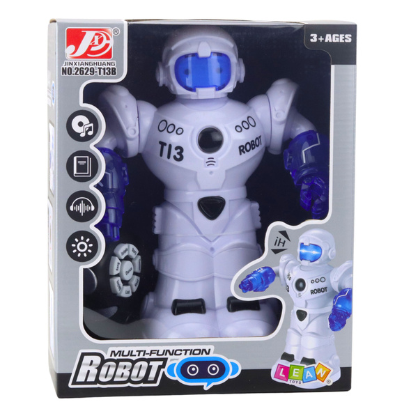 Intelligent Remote Controlled Robot with RC Remote Control, Lights and Sounds