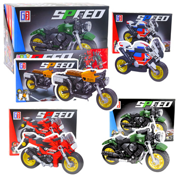 Bausteine Motor Motorrad Roboter 2in1 217-222 Stk. Mix