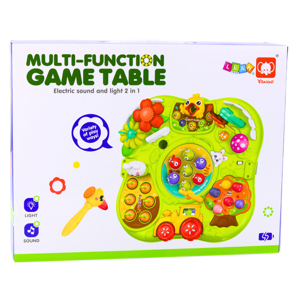 Multifunctional Board Interactive Table For Toddlers Skill Games