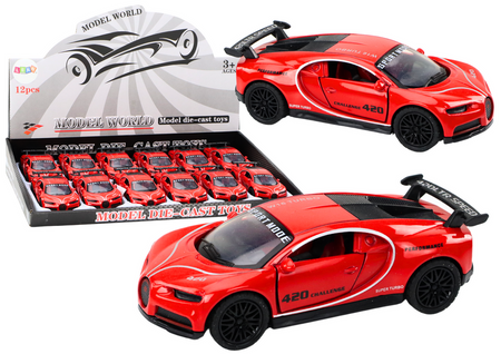 Auto Sportwagen 1:32 Friction Drive Rot