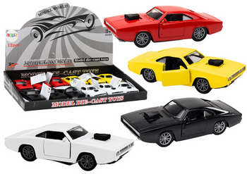 Driven Car 1:32 Lights Sounds White Red Black Yellow