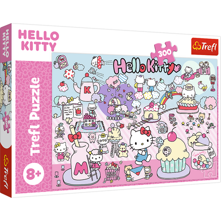Puzzle – 300 Pieces – Discover the World of Hello Kitty – Hello Kitty Trefl 23031