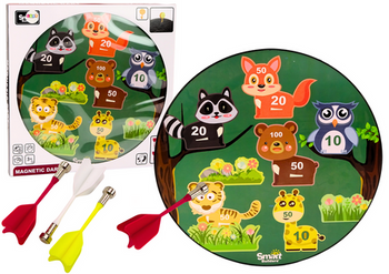 Magnetic Animals Green Arcade Darts Game