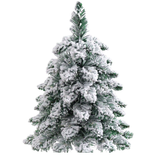 Decorative Artificial Christmas Tree on a Trunk Covered with Snow 60 x 16 cm