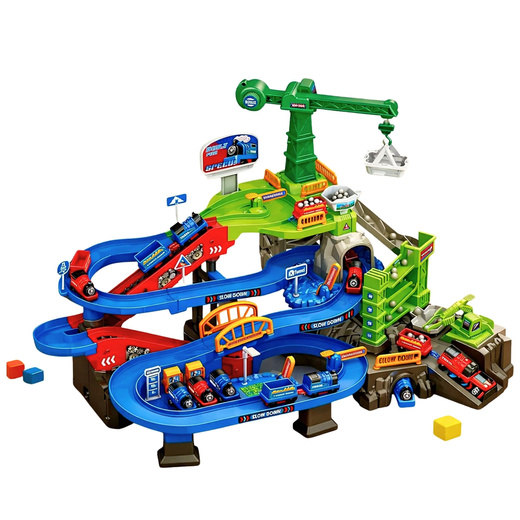 Interactive Set Mining Railway Track Freight Trains Mine Track