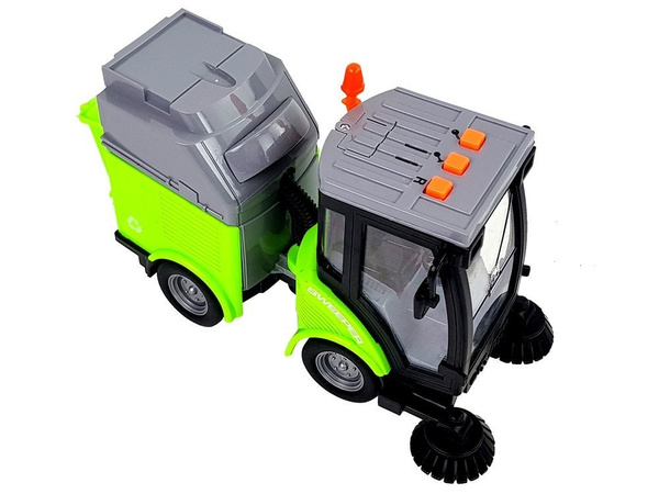 Rubbish Sweeper with Sound and Moving Parts Friction Drive 1:16