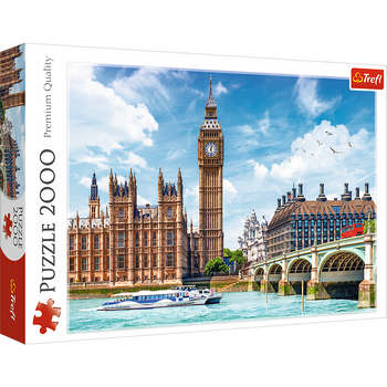 Puzzle - 2000 - Big Ben - Londyn - Anglia - Trefl 27120