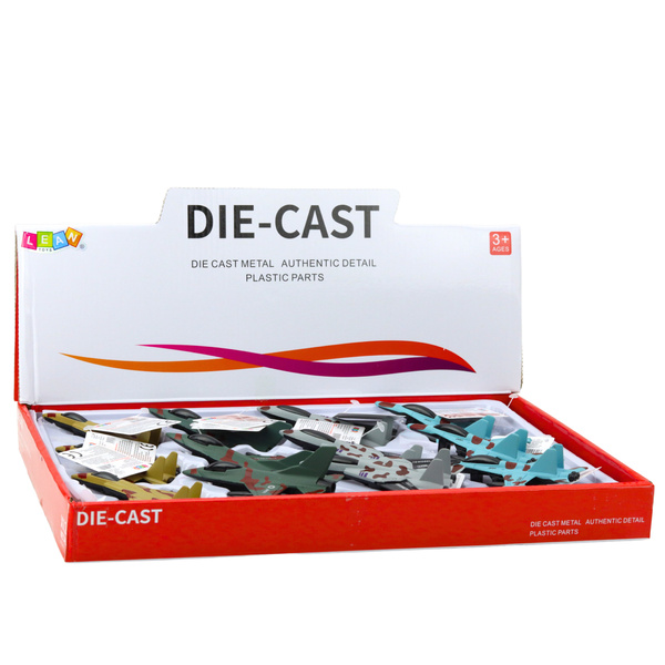 Militärjäger mit Friktionsantrieb Metall 11cm Mix