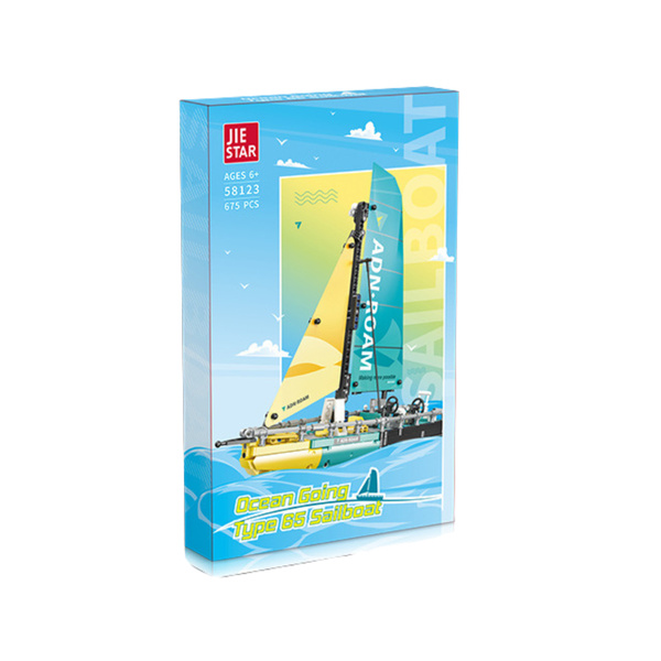 Bauklötze Segelboot Boot Typ 65 Modell 675 Stk