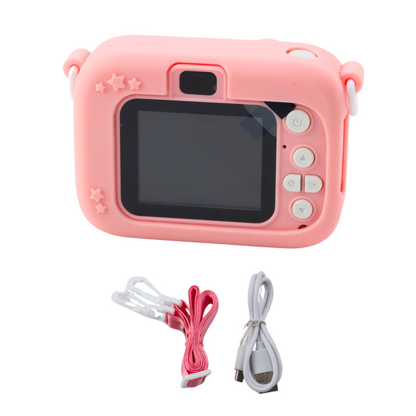 Digital Camera For Kids Unicorn Pink 48Mpx HD 1080P