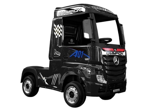Elektroauto Mercedes Actros Schwarz lackiert MP4