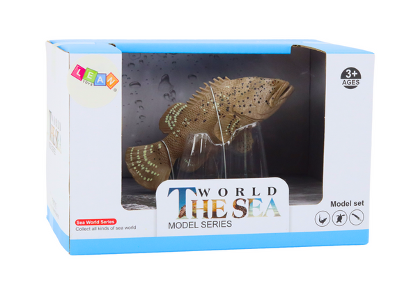 Figur Fisch Seemann Goliath Grau 11 cm