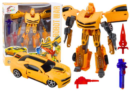 Auto-Robot 2in1 Sports Yellow Weapon Set 3pcs