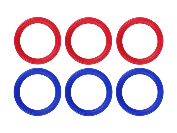 Handball Game Hoop Throw Coloured Bottles Points