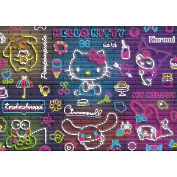 Puzzle - 500 - Neon Hello Kitty - Trefl 37523
