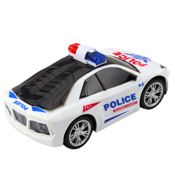 Police Car Interactive Lights Sounds Police Car Sports White