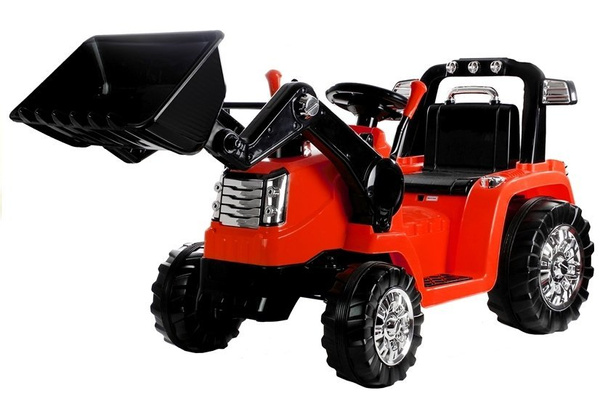 Elektroauto für Kinder Baggerlader Traktor Schlepper ZP1005 Rot 2.4G