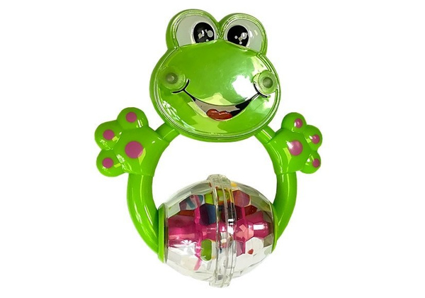 Rassel-Set Kautiere Bunte Tiere Teddybär Frosch
