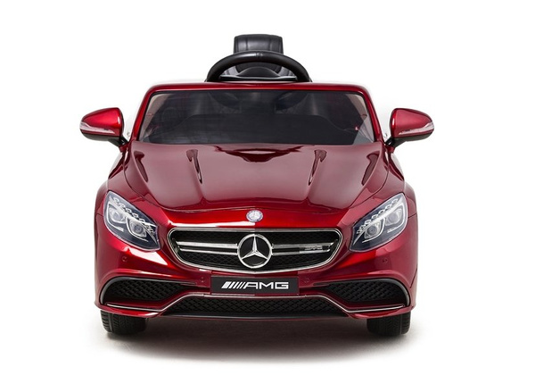 Mercedes S63 Electric Ride On Car - Red Painting