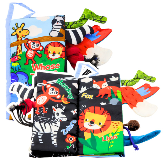 Weiches Lernbuch Rascheltiere für Babys