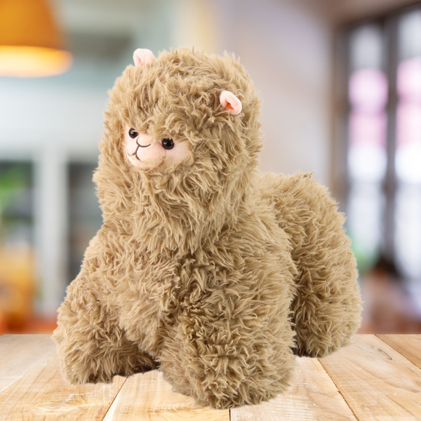 Plüsch-Maskottchen Kuscheltier Lama Beige 40 x 40cm