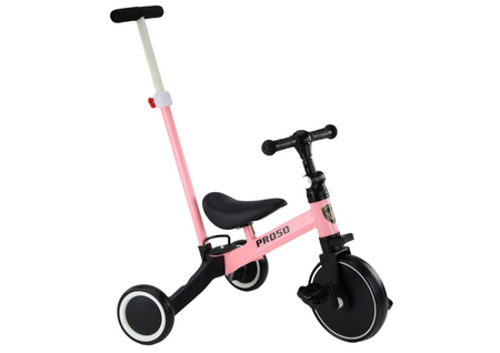 PRO50 Tricycle With Push Handle Pink