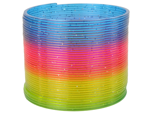 Magischer verrückter Glitzer-Regenbogen-Frühling