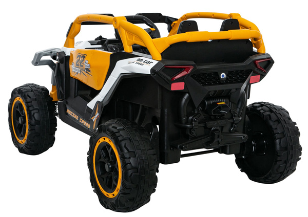 M3 Yellow and White Battery-Powered Vehicle 4x4
