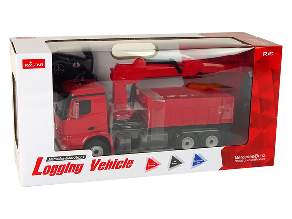 Mercedes Rastar Roter Greiferwagen