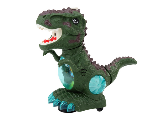 Dinosaurier tanzende Hindernissensorlichter klingen grün