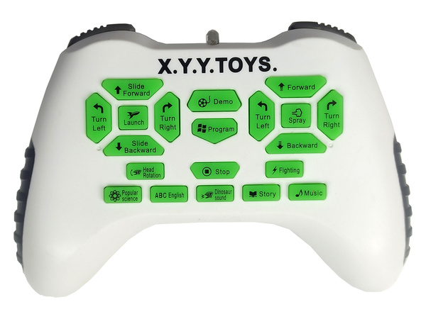 Interactive Dinosaur Robot Remote Controlled Music Steam Pilot Lights